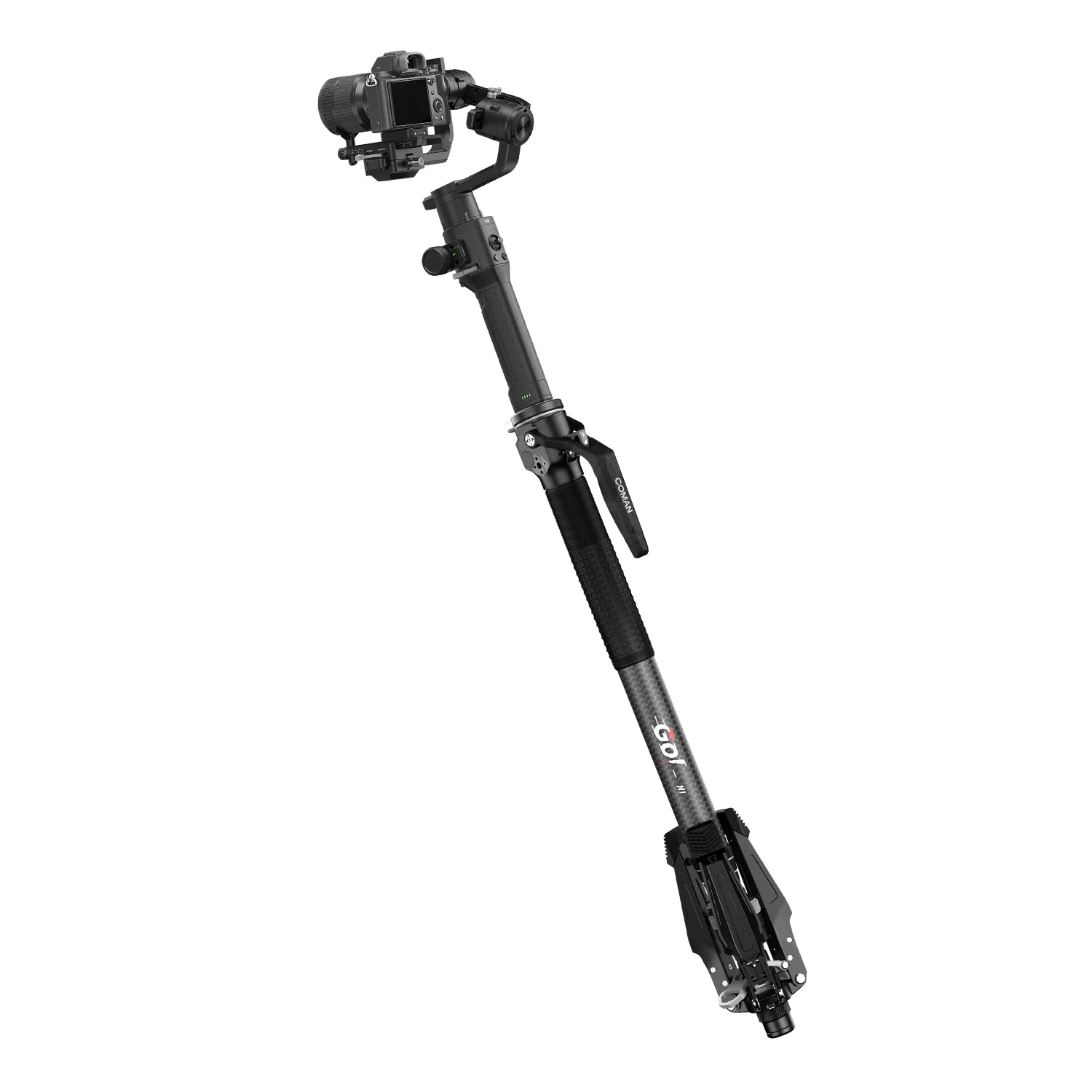 COMAN M1 & M1V5 Portable Lightweight Carbon Fiber Monopod Stable Support 44.1 lbs - Image 10