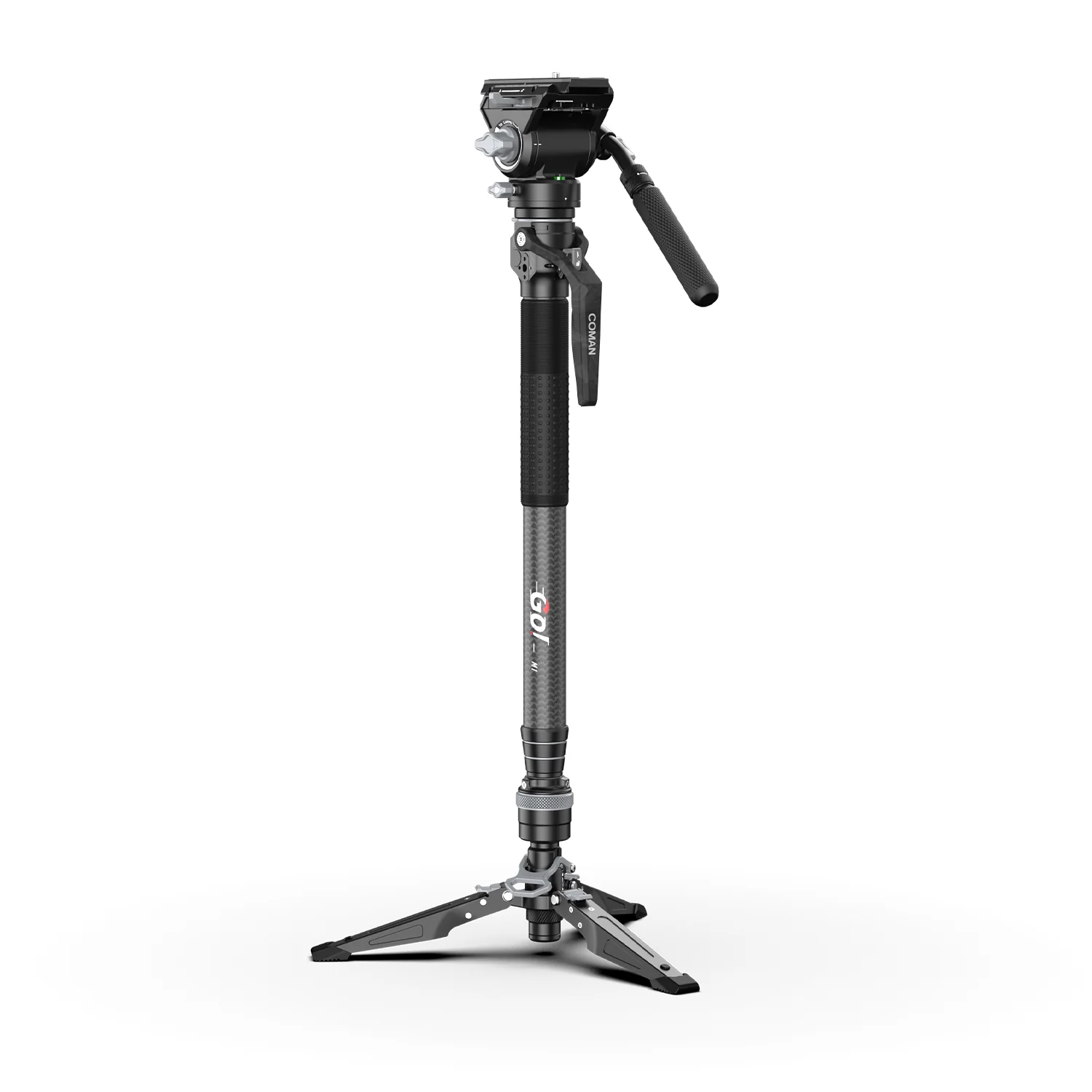 COMAN M1 & M1V5 Portable Lightweight Carbon Fiber Monopod Stable Support 44.1 lbs - Image 28