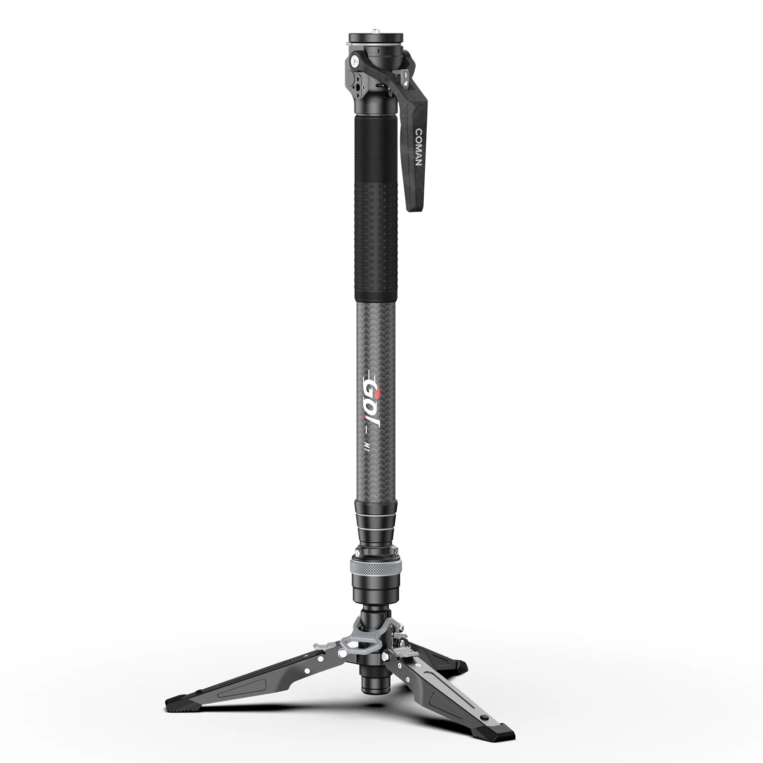 COMAN M1 & M1V5 Portable Lightweight Carbon Fiber Monopod Stable Support 44.1 lbs - Image 4