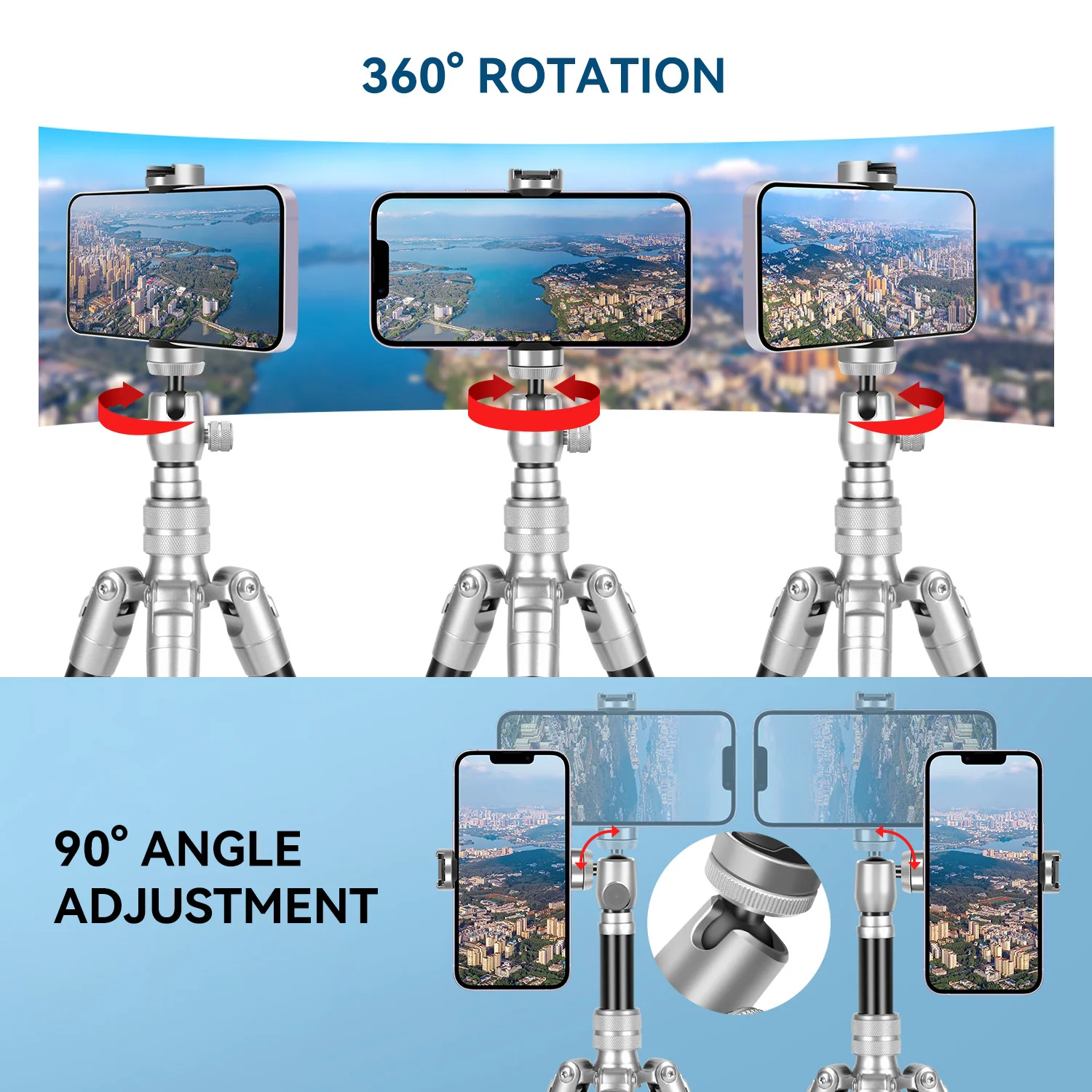 COMAN MT55 Remote Control Camera Phone Tripod Convertible to Monopod - Image 4