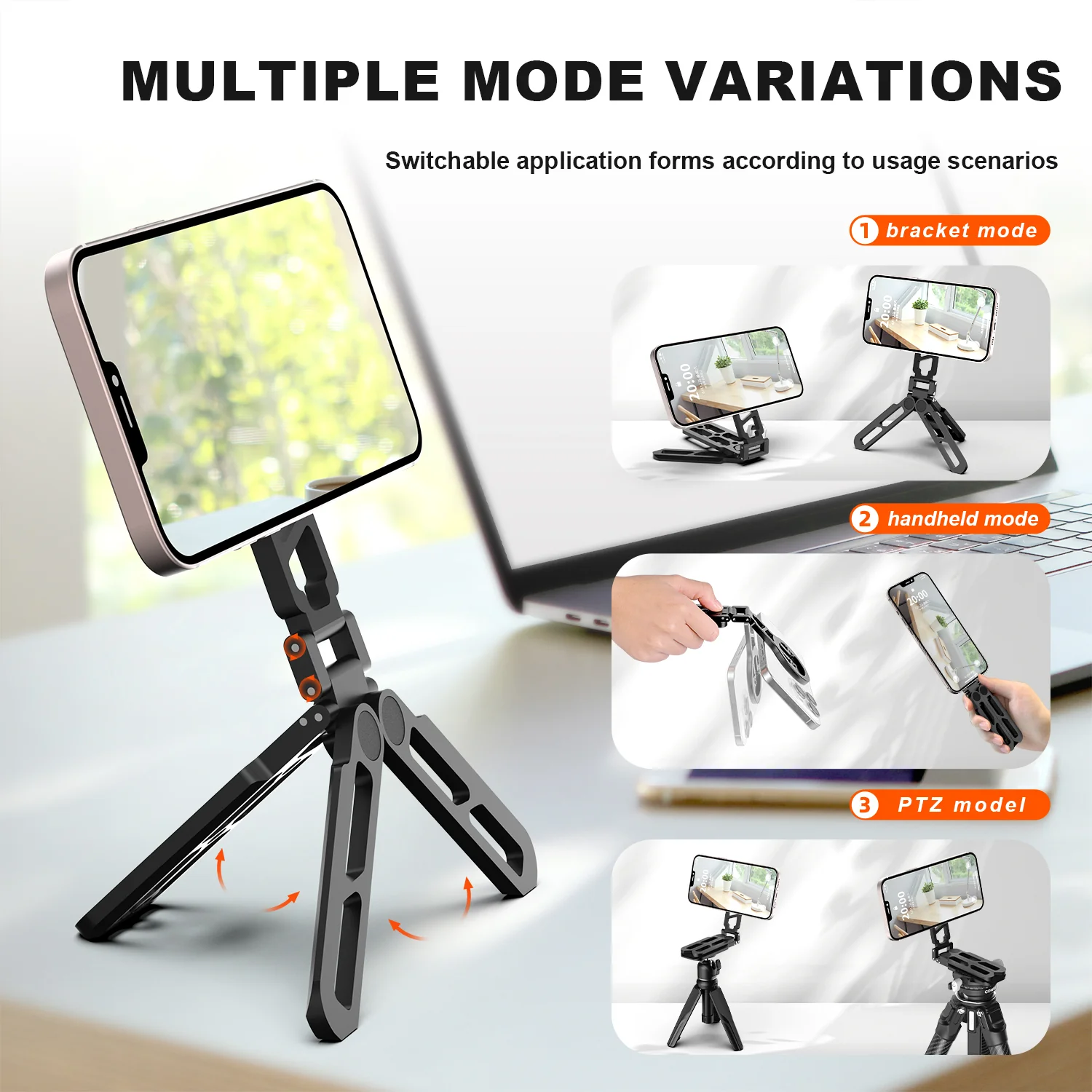 COMAN DP55 Pocket Magnetic Phone Tripod, Portable Foldable - Image 18