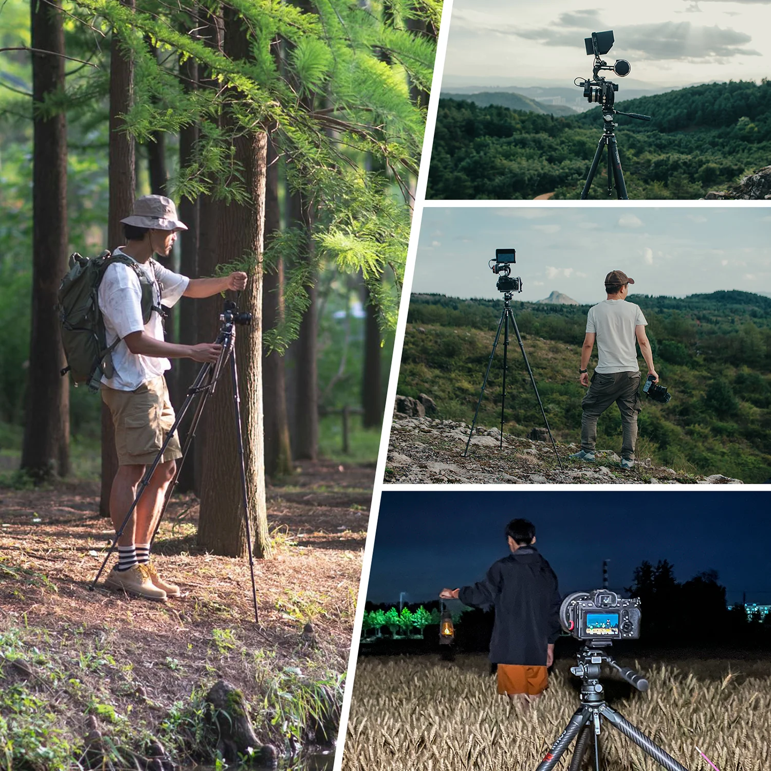 COMAN Zero V Carbon Fiber Travel Tripod for DSLR Cameras - Image 3